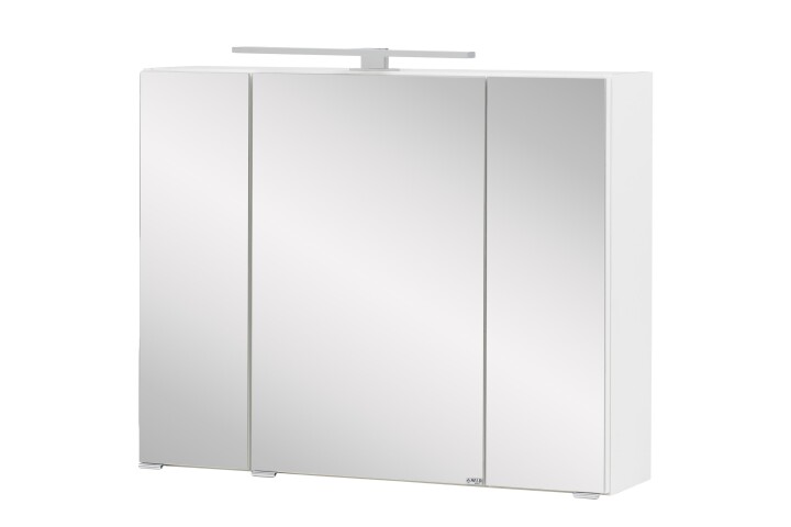 Spiegelschrank >Kopenhagen< in Weiß - 80x64x20cm (BxHxT)