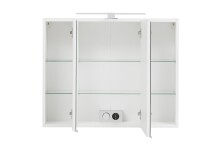 Spiegelschrank >Kopenhagen< in Weiß - 80x64x20cm (BxHxT)