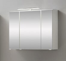Spiegelschrank >Kopenhagen< in Weiß - 80x64x20cm (BxHxT)