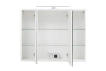 Spiegelschrank >Kopenhagen< in Weiß - 80x64x20cm (BxHxT)