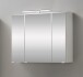 Spiegelschrank >Kopenhagen< in Weiß - 80x64x20cm (BxHxT)