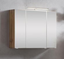 Spiegelschrank >Kopenhagen< in Wotaneiche - 80x64x20cm (BxHxT)