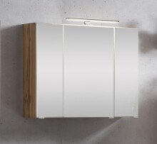 Spiegelschrank >Kopenhagen< in Wotaneiche - 80x64x20cm (BxHxT)