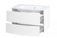 Waschtisch-Set >Kopenhagen< in Matt Weiß - 80x53x49cm (BxHxT)