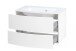 Waschtisch-Set >Kopenhagen< in Matt Weiß - 80x53x49cm (BxHxT)