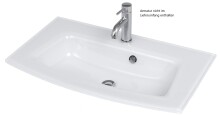 Waschtisch-Set >Kopenhagen< in Matt Grau - 80x53x49cm (BxHxT)