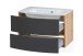 Waschtisch-Set >Kopenhagen< in Matt Grau - 80x53x49cm (BxHxT)