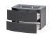 Waschtisch-Set >Kopenhagen< in Matt Grau - 80x53x49cm (BxHxT)