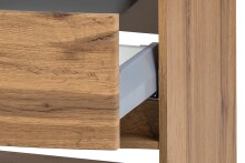 Waschtisch-Set >Kopenhagen< in Wotaneiche - 80x53x49cm (BxHxT)