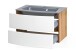 Waschtisch-Set >Kopenhagen< in Matt Weiß - 80x53x49cm (BxHxT)