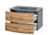 Waschtisch-Set >Kopenhagen< in Wotaneiche - 80x53x49cm (BxHxT)