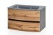 Waschtisch-Set >Kopenhagen< in Wotaneiche - 80x53x49cm (BxHxT)