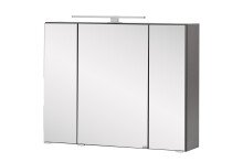 Badezimmer-Set >Kopenhagen< in Matt Grau - 80x200x49cm (BxHxT)