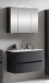 Badezimmer-Set >Kopenhagen< in Matt Grau - 80x200x49cm (BxHxT)