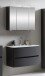 Badezimmer-Set >Kopenhagen< in Matt Grau - 80x200x49cm (BxHxT)