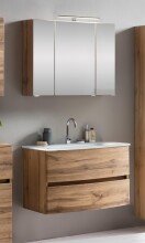 Badezimmer-Set >Kopenhagen< in Wotaneiche - 80x200x49cm (BxHxT)