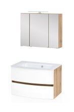 Badezimmer-Set >Kopenhagen< in Matt Weiß -...