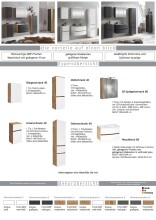 Badezimmer-Set >Kopenhagen< in Matt Grau - 80x200x49cm (BxHxT)
