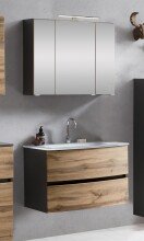 Badezimmer-Set >Kopenhagen< in Wotaneiche - 80x200x49cm (BxHxT)