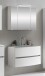 Badezimmer-Set >Kopenhagen< in Matt Weiß - 80x200x49cm (BxHxT)