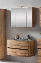 Badezimmer-Set >Kopenhagen< in Wotaneiche - 80x200x49cm (BxHxT)