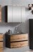 Badezimmer-Set >Kopenhagen< in Wotaneiche - 80x200x49cm (BxHxT)