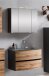 Badezimmer-Set >Kopenhagen< in Wotaneiche - 80x200x49cm (BxHxT)
