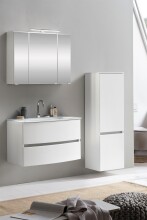 Badezimmer-Set >Kopenhagen< in Matt Weiß - 80x200x49cm (BxHxT)