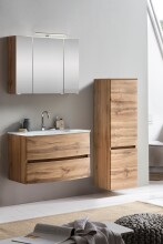 Badezimmer-Set >Kopenhagen< in Wotaneiche - 80x200x49cm (BxHxT)