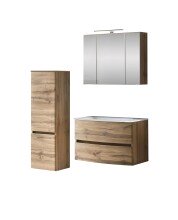 Badezimmer-Set >Kopenhagen< in Wotaneiche -...