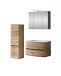 Badezimmer-Set >Kopenhagen< in Wotaneiche - 80x200x49cm (BxHxT)