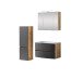 Badezimmer-Set >Kopenhagen< in Matt Grau - 80x200x49cm (BxHxT)