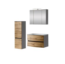 Badezimmer-Set >Kopenhagen< in Wotaneiche -...
