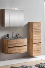 Badezimmer-Set >Kopenhagen< in Wotaneiche - 80x200x49cm (BxHxT)
