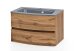 Badezimmer-Set >Kopenhagen< in Wotaneiche - 80x200x49cm (BxHxT)