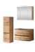 Badezimmer-Set >Kopenhagen< in Wotaneiche - 80x200x49cm (BxHxT)
