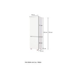 Badezimmer-Set >Kopenhagen< in Wotaneiche - 80x200x49cm (BxHxT)