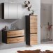 Badezimmer-Set >Kopenhagen< in Wotaneiche - 80x200x49cm (BxHxT)
