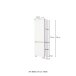 Badezimmer-Set >Kopenhagen< in Wotaneiche - 80x200x49cm (BxHxT)