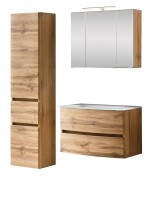 Badezimmer-Set >Kopenhagen< in Wotaneiche -...