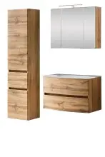 Badezimmer-Set >Kopenhagen< in Wotaneiche -...