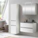 Badezimmer-Set >Kopenhagen< in Matt Weiß - 80x200x49cm (BxHxT)