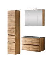 Badezimmer-Set >Kopenhagen< in Wotaneiche -...