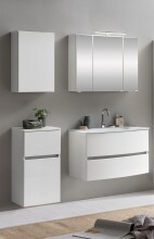 Badezimmer-Set >Kopenhagen< in Matt Weiß - 80x200x49cm (BxHxT)