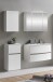Badezimmer-Set >Kopenhagen< in Matt Weiß - 80x200x49cm (BxHxT)
