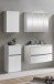 Badezimmer-Set >Kopenhagen< in Matt Weiß - 80x200x49cm (BxHxT)