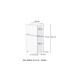 Badezimmer-Set >Kopenhagen< in Matt Grau - 80x200x49cm (BxHxT)