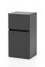 Badezimmer-Set >Kopenhagen< in Matt Grau - 80x200x49cm (BxHxT)