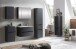 Badezimmer-Set >Kopenhagen< in Matt Grau - 80x200x49cm (BxHxT)
