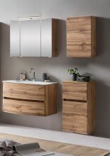 Badezimmer-Set >Kopenhagen< in Wotaneiche - 80x200x49cm (BxHxT)